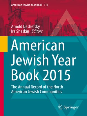 cover image of American Jewish Year Book 2015